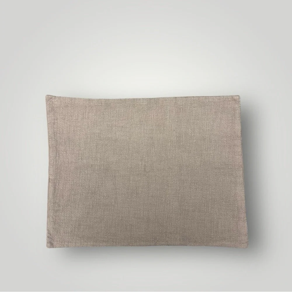 Crate & Barrel Lindstrom Cotton Grey Standard Sham Standart 20”x 26” Set of 2‎